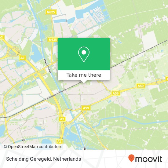 Scheiding Geregeld, Parkweg 7 map