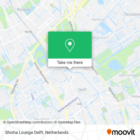 Shisha Lounge Delft map