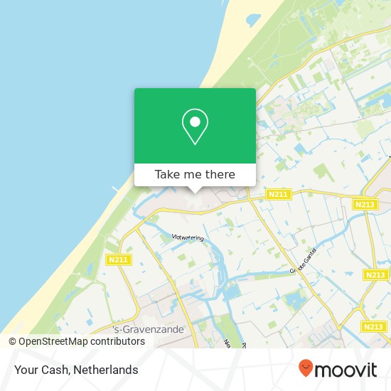 Your Cash, Molenstraat 9 map