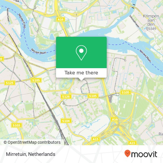 Mirretuin, Mirretuin, 3078 Rotterdam, Nederland Karte