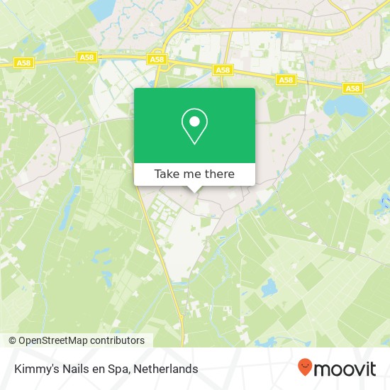 Kimmy's Nails en Spa, Koningsschild 14 map