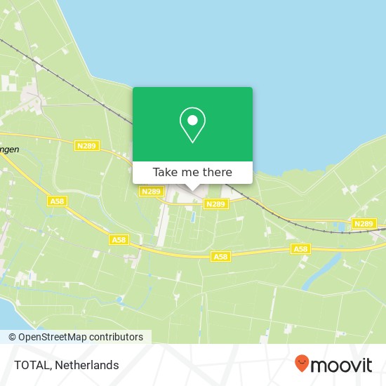 TOTAL, Oostweg 27 map