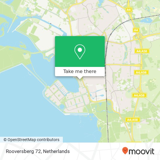 Rooversberg 72, 4617 MV Bergen op Zoom map