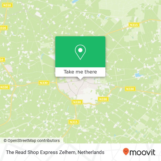 The Read Shop Express Zelhem map