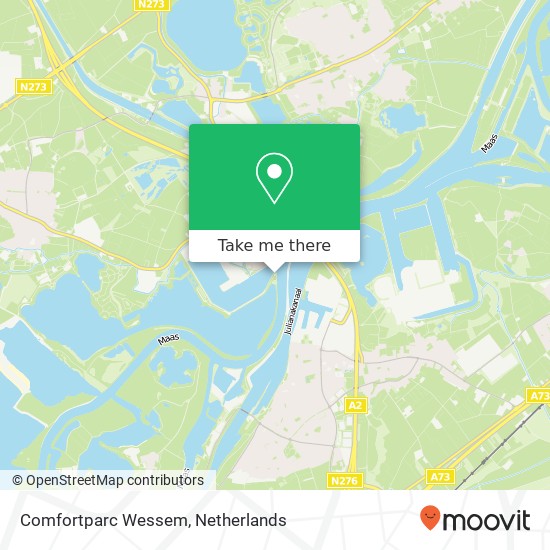 Comfortparc Wessem, Comfortparc Wessem, Waage Naak 38, 6019 AA Wessem, Nederland map