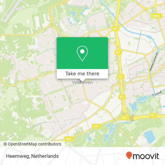 Heemweg, 5501 Veldhoven map