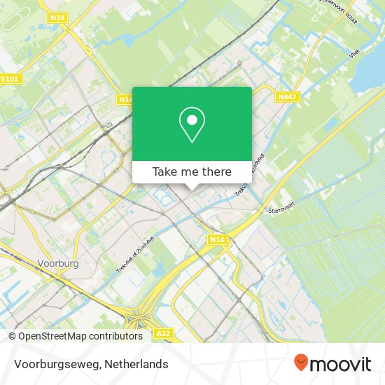 Voorburgseweg, 2272 AG Voorburg Karte