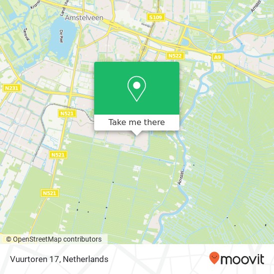 Vuurtoren 17, 1186 ZP Amstelveen map