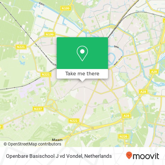 Openbare Basischool J vd Vondel, Huijgenslaan 41 map