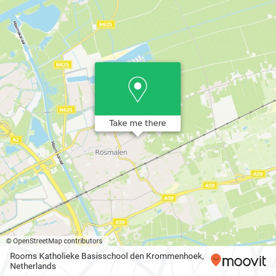 Rooms Katholieke Basisschool den Krommenhoek, Luyckershofke 33 Karte