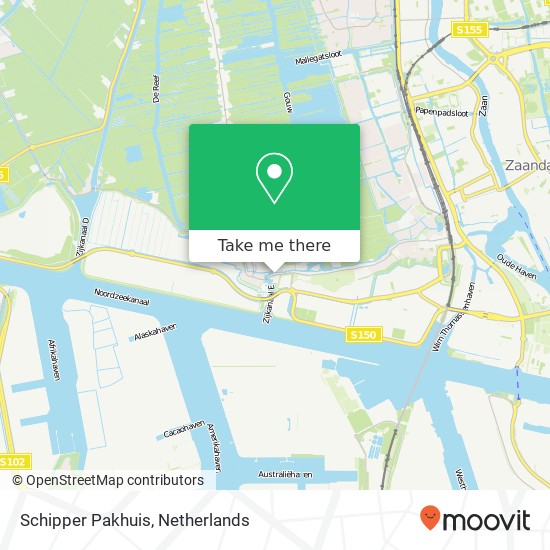 Schipper Pakhuis map