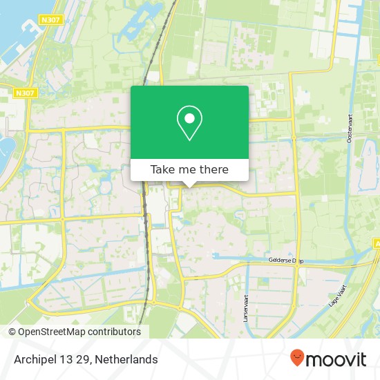 Archipel 13 29, 8224 GA Lelystad map