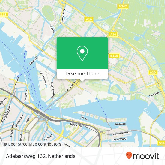 Adelaarsweg 132, 1022 CC Amsterdam map