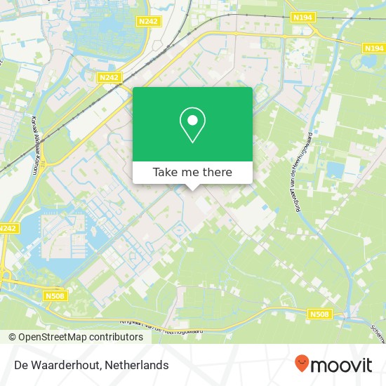 De Waarderhout, Reekerkooglaan map