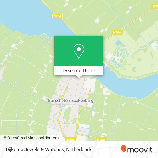 Dijkema Jewels & Watches, Kerkstraat 52 map