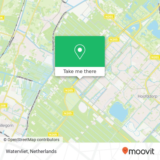 Watervliet, 2134 Hoofddorp map