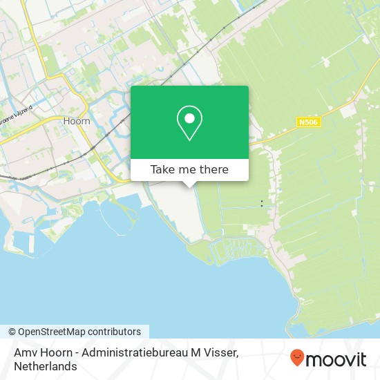 Amv Hoorn - Administratiebureau M Visser, Electronweg 15 Karte