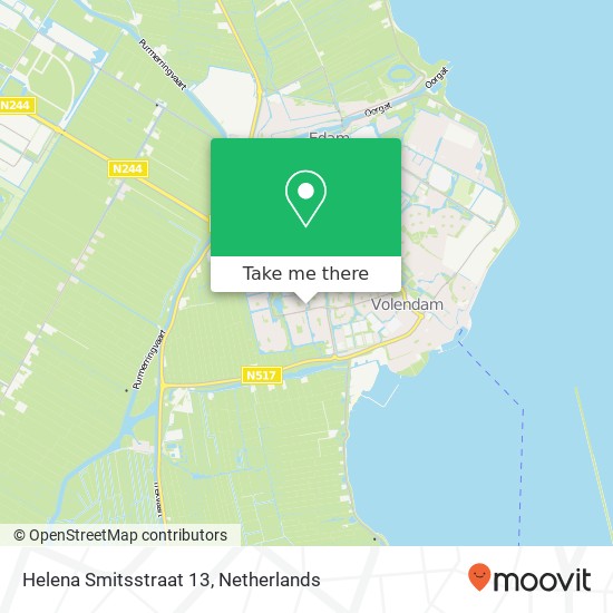 Helena Smitsstraat 13, 1132 CK Volendam map