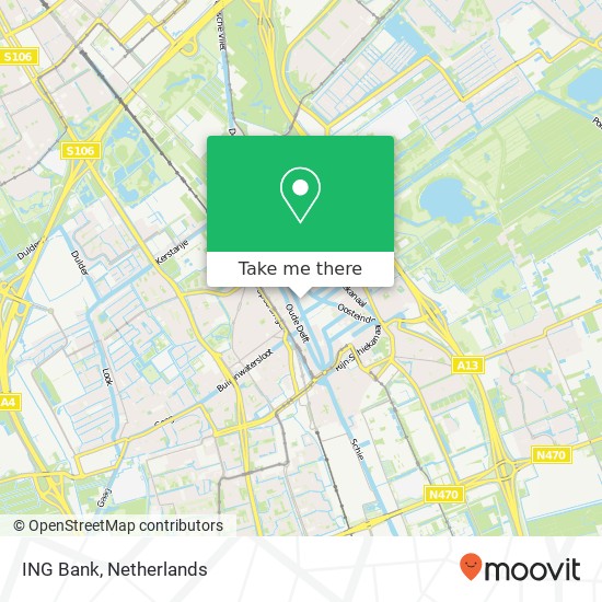 ING Bank, Choorstraat 5 map