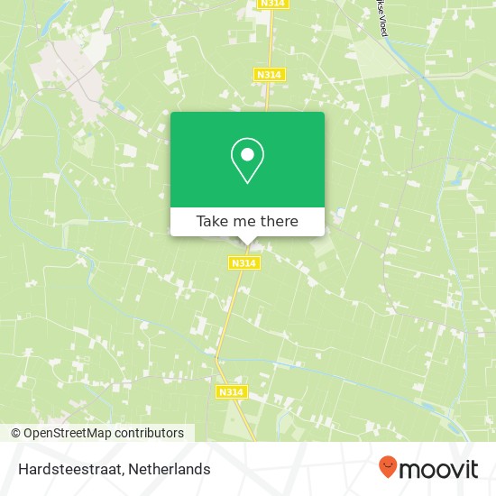 Hardsteestraat, 7227 DG Toldijk map