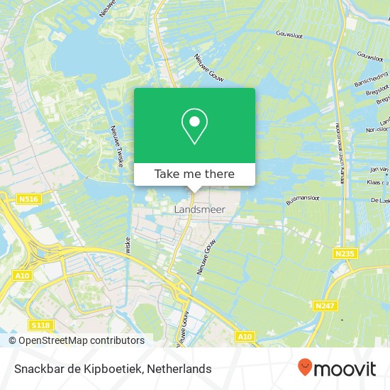 Snackbar de Kipboetiek, Tormentilstraat 2A map