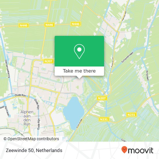 Zeewinde 50, 2403 GH Alphen aan den Rijn map