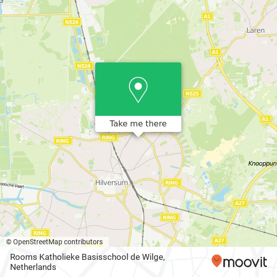 Rooms Katholieke Basisschool de Wilge, Cornelis Drebbelstraat 64 map