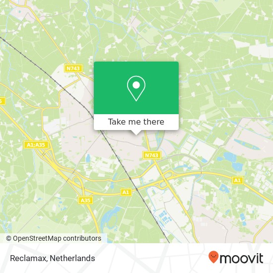 Reclamax, Grotestraat 64 map