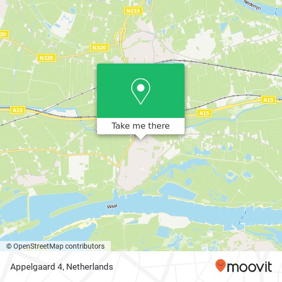 Appelgaard 4, 4051 EA Ochten map