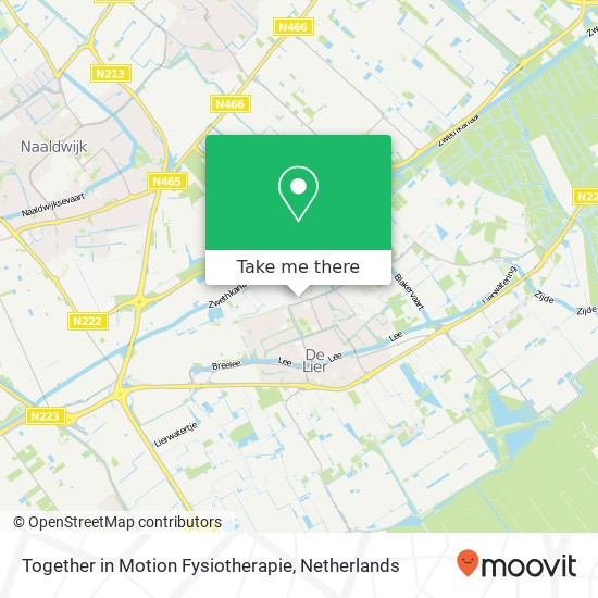 Together in Motion Fysiotherapie, Veilingweg 16A map