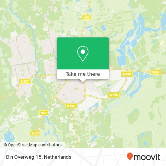 D'n Overweg 15, 5554 EE Valkenswaard map