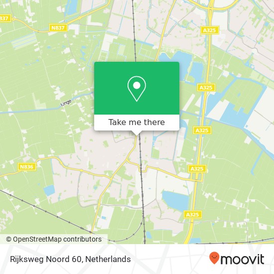 Rijksweg Noord 60, 6661 KH Elst map