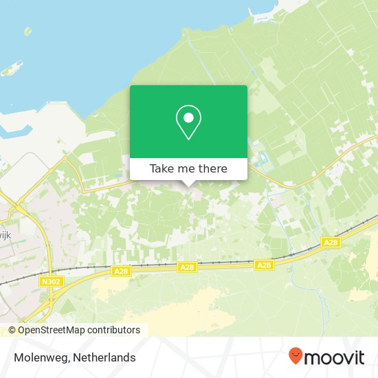Molenweg, 3849 Hierden map
