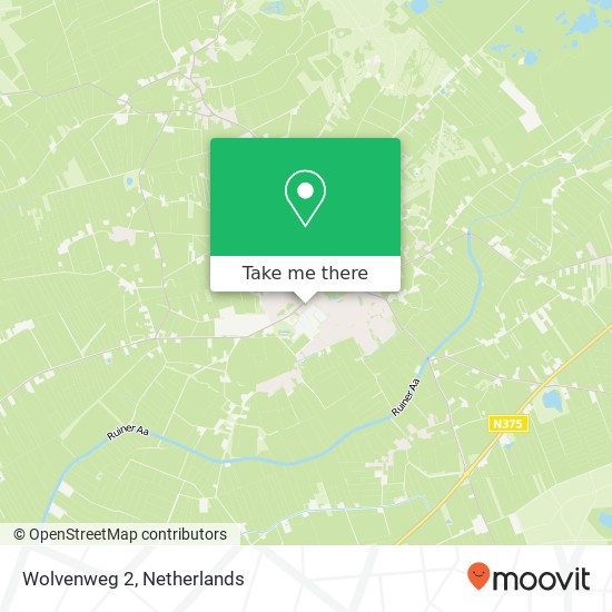 Wolvenweg 2, Wolvenweg 2, 7963 BG Ruinen, Nederland Karte