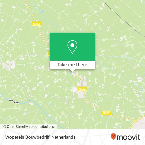 Wopereis Bouwbedrijf map