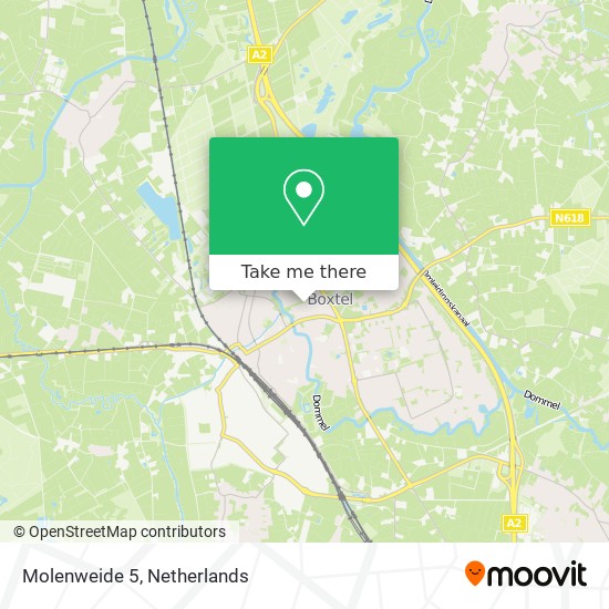 Molenweide 5 map