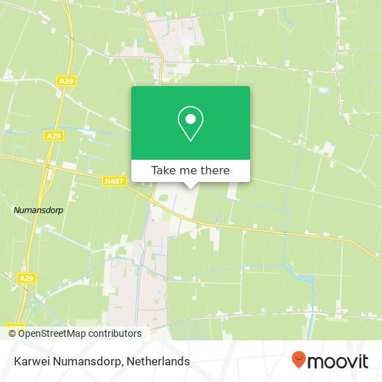 Karwei Numansdorp, Voltastraat 1 map