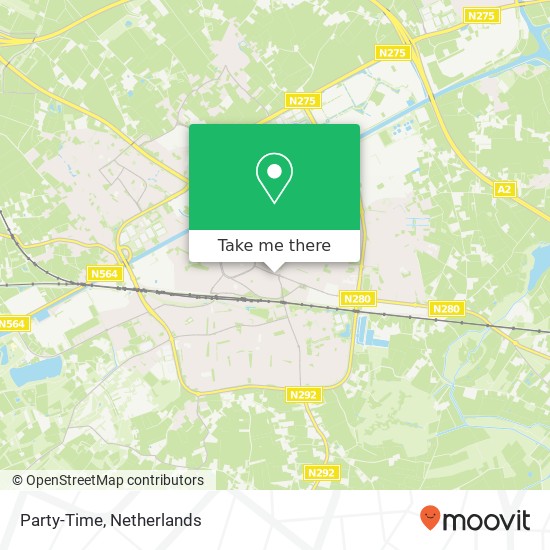 Party-Time, Maaspoort 60 map