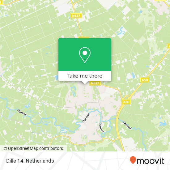 Dille 14, 5491 KW Sint-Oedenrode map
