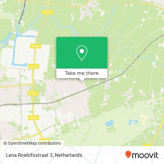 Lena Roelofsstraat 3, 5351 EZ Berghem map