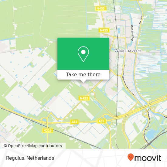 Regulus, Regulus, 2743 Waddinxveen, Nederland map