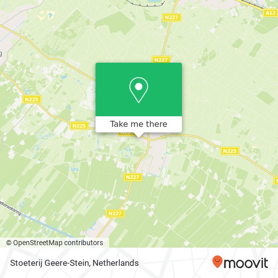 Stoeterij Geere-Stein, Molenweg map