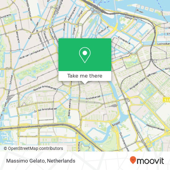 Massimo Gelato, Van Ostadestraat 147 map