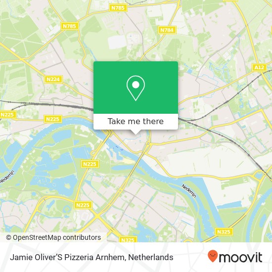 Jamie Oliver’S Pizzeria Arnhem, Koningstraat 32 map