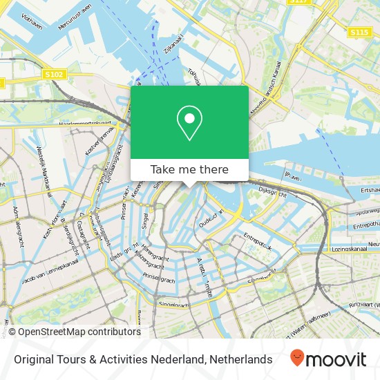 Original Tours & Activities Nederland, Original Tours & Activities Nederland, Oudezijds Armsteeg 24, 1012 GP Amsterdam, Nederland map