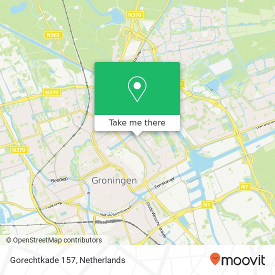 Gorechtkade 157, 9713 BN Groningen map