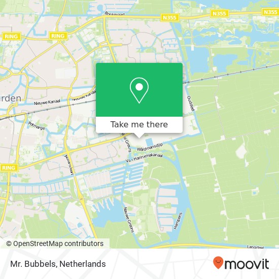 Mr. Bubbels, Avondsterweg 4 map