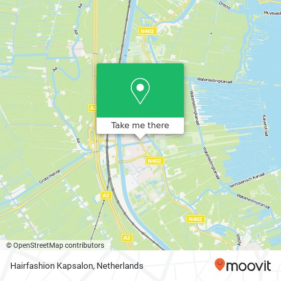 Hairfashion Kapsalon, Kerkbrink 1 map