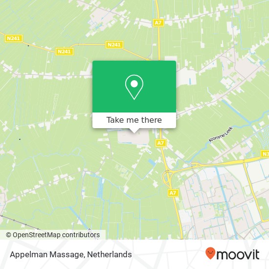 Appelman Massage, Kamgras 16 map