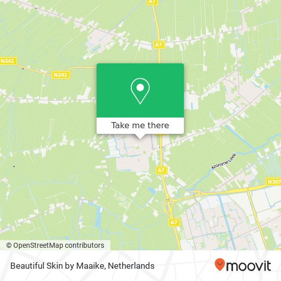 Beautiful Skin by Maaike, Kerkstraat 28 map